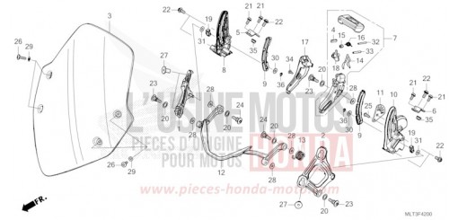 PARE-BRISE CB1000GTT de 2026
